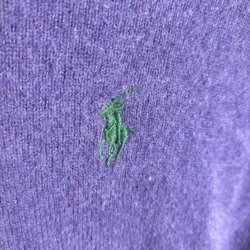 ポロラルフローレン POLO RALPH LAUREN ポニー刺しゅうメリノウールニット メンズ XS
