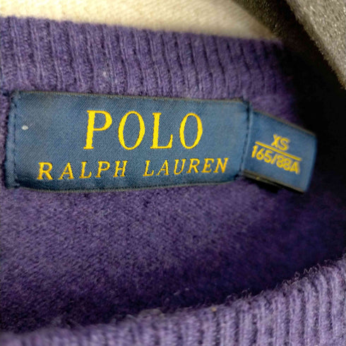 ポロラルフローレン POLO RALPH LAUREN ポニー刺しゅうメリノウールニット メンズ XS