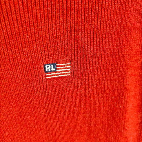 ポロジーンズカンパニーラルフローレン POLO JEANS COMPANY RALPH LAUREN コットンハーフジップニット メンズ JPN:L