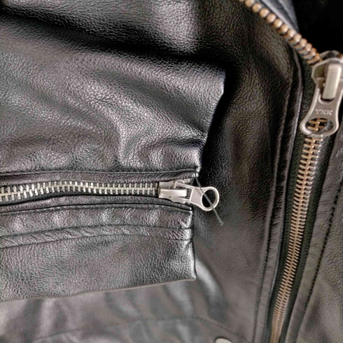 アズールバイマウジー AZUL by moussy 22aw AUX LEATHER RIDERS フェイクレザーライダース レディース JPN:M