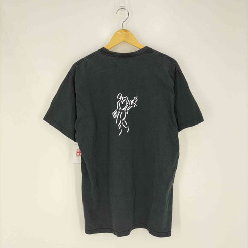 アシュワース ASHWORTH USA製 フロントプリント クルーネックTシャツ メンズ import:M