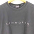 アシュワース ASHWORTH USA製 フロントプリント クルーネックTシャツ メンズ import:M