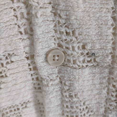 ザラ ZARA クロシェニットシャツ メンズ JPN:M