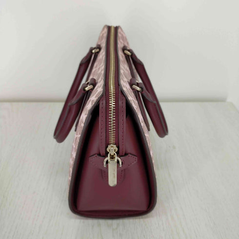 ケイトスペードニューヨーク kate spade NEW YORK ケイシー スペード フラワー コーテッド キャンバス ミディアム サッチェルハンドバッグ 花柄 レディース