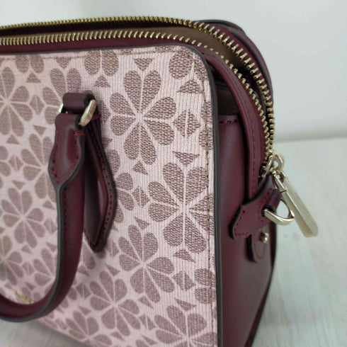 ケイトスペードニューヨーク kate spade NEW YORK ケイシー スペード フラワー コーテッド キャンバス ミディアム サッチェルハンドバッグ 花柄 レディース