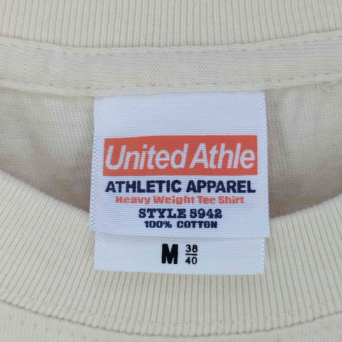 ユナイテッドアスレ UNITED ATHLE ABBEY ROAD プリント クルーネックTシャツ バンドTシャツ メンズ import:M