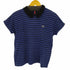 フレッドペリー FRED PERRY バックジップ 切替ボーダーポロシャツ 丸襟 メンズ JPN:M