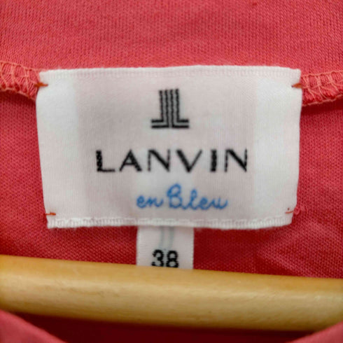 ランバンオンブルー LANVIN en Bleu タックショルダーノースリーブカットソー レディース 38