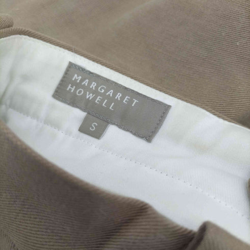 マーガレットハウエル MARGARET HOWELL 2018SS コットンリネンタックパンツ メンズ JPN:S