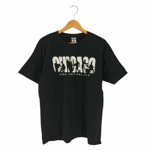 THE DUCK CO メキシコ製 CHICAGO ミュージシャンプリント クルーネックTシャツ メンズ import:L