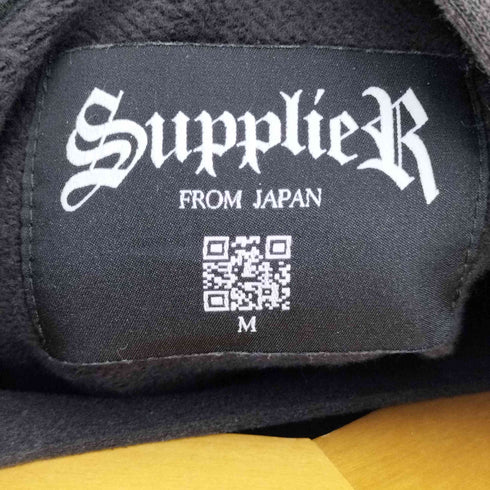 サプライヤー SUPPLIER ロゴ刺繍 バックプリントパーカー メンズ JPN:M