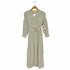 トッコクローゼット tocco closet ×cherish.myheart ベルト付きシャーリングスリーブランダムドットカシュクールワンピース レディース JPN:M