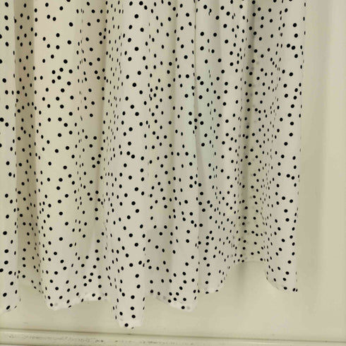 トッコクローゼット tocco closet ×cherish.myheart ベルト付きシャーリングスリーブランダムドットカシュクールワンピース レディース JPN:M