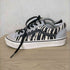 バンズ VANS OLD SKOOL ミスマッチ ゼブラカモフラ柄スニーカー レディース JPN:24.5