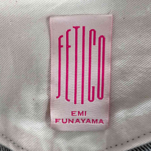 フェティコ FETICO 12OZ HIGH-RISE COATING JEANS レディース 0