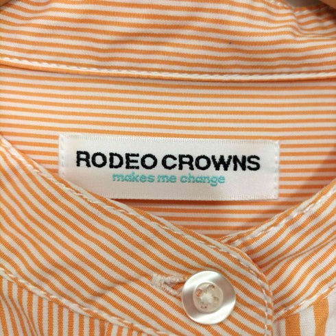 ロデオクラウンズ RODEO CROWNS 21SS ストライプビッグシャツワンピース レディース FREE