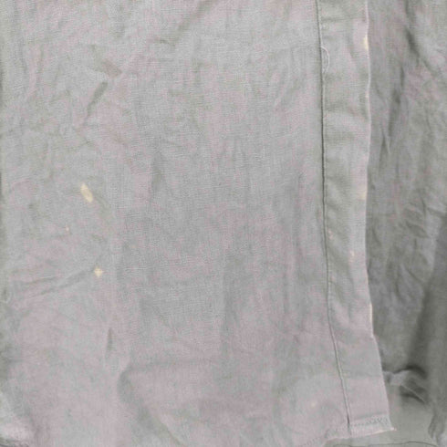 ザラ ZARA ウエストベルト スキッパーリネンシャツワンピース レディース import:M