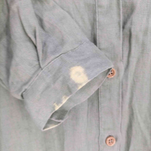 ザラ ZARA ウエストベルト スキッパーリネンシャツワンピース レディース import:M