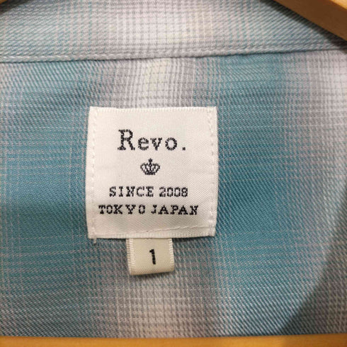 レボ Revo. チェック柄オーバーサイズロングスリーブシャツ メンズ JPN:1