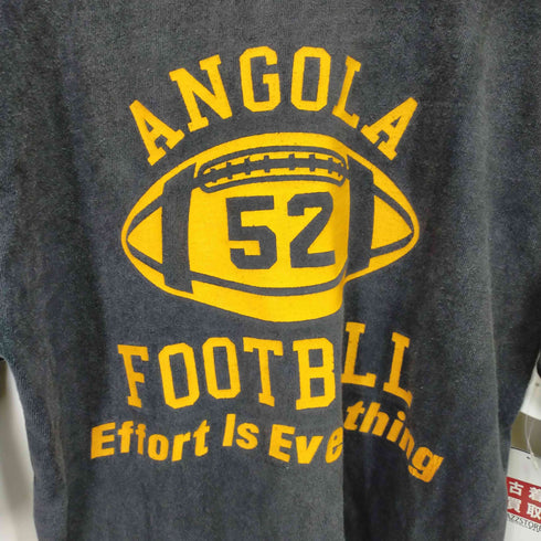 oldschool FOOTBALLプリントtシャツ メンズ M