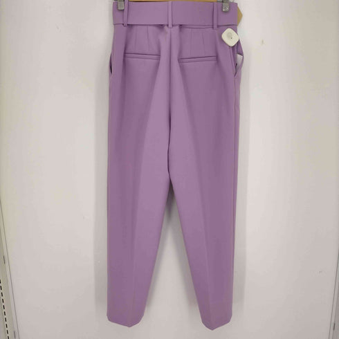 ザラ ZARA ノーカラージャケット & ハイウエストテーパードパンツ セットアップ レディース M&M