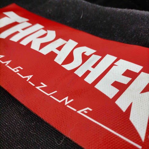 スラッシャー THRASHER フロントロゴ 2WAYキャンバストートバッグ メンズ ONE SIZE