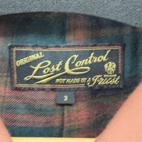 ロストコントロール LOST CONTROL 比翼ステンカラーコート メンズ JPN:3