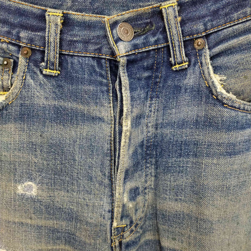リーバイス LEVI STRAUSS&CO 70s~80s 赤耳 内股シングル イエローステッチ 縦落ち デニムパンツ メンズ