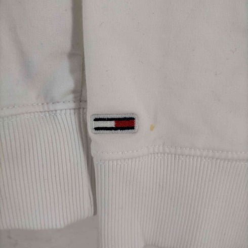トミージーンズ tommy jeans フロントロゴ刺繍フーディ メンズ import:L