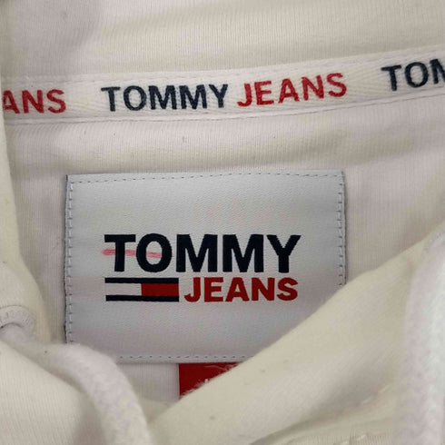 トミージーンズ tommy jeans フロントロゴ刺繍フーディ メンズ import:L