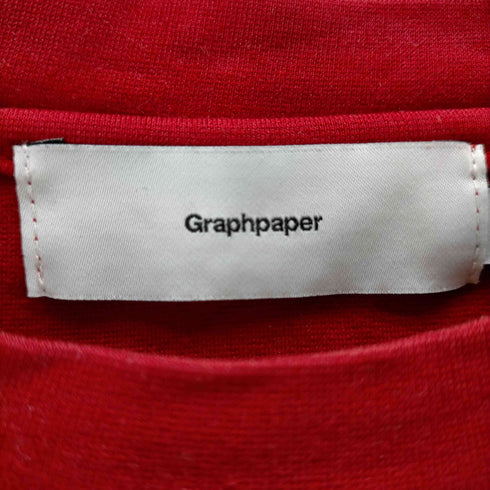 グラフペーパー Graphpaper 無地 ロングTシャツ カットソー レディース FREE