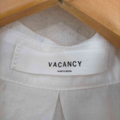 ヴァカンシー VACANCY スリットドロストシアーシャツ レディース FREE
