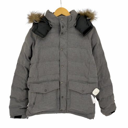 ペンフィールド Penfield ロゴ刺繍 フードファー ジップアップ 中綿ジャケット メンズ JPN:M