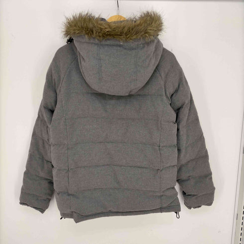 ペンフィールド Penfield ロゴ刺繍 フードファー ジップアップ 中綿ジャケット メンズ JPN:M