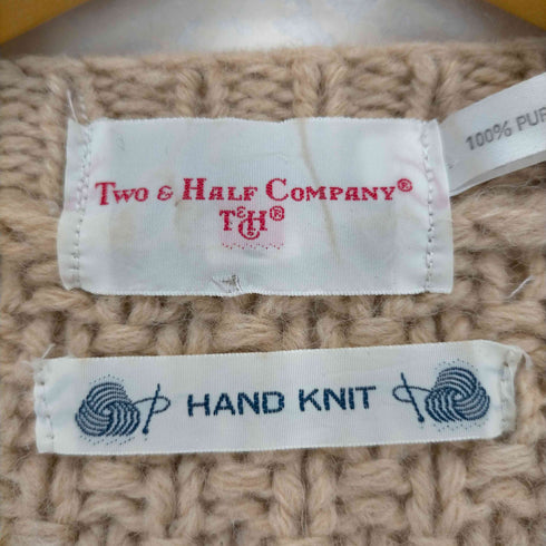 TWO&HALF COMPANY ローゲージケーブルニット メンズ