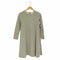 ミスセレクト m's select BASIC A LINE DRESS ノーカラーワンピース レディース JPN:36