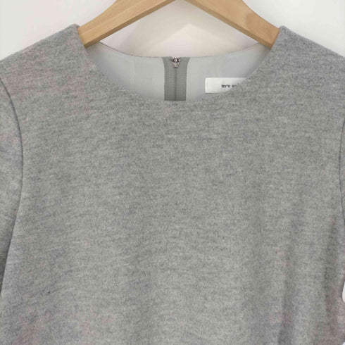 ミスセレクト m's select BASIC A LINE DRESS ノーカラーワンピース レディース JPN:36