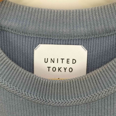 ユナイテッドトウキョウ UNITED TOKYO 畦フリーダムスリーブクルーネックニット メンズ JPN:1
