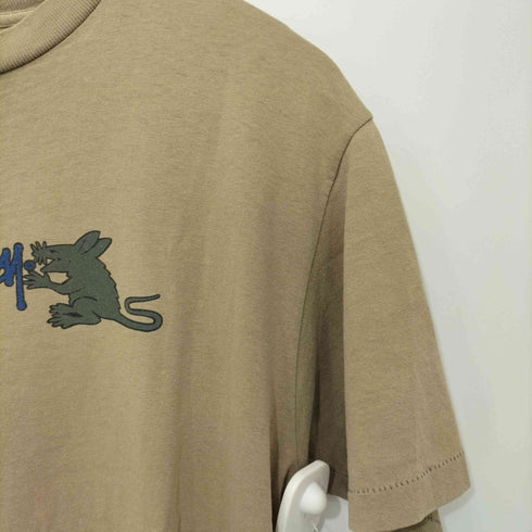ステューシー Stussy 90S 紺タグ Rat Pack 両面プリント ショートスリーブクルーネックTシャツ メンズ import:M