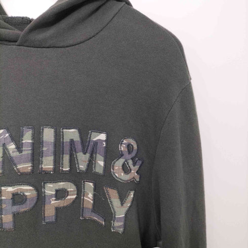 デニムアンドサプライ ラルフローレン DENIM & SUPPLY RALPH LAUREN ロゴ刺繍 プルオーバーパーカー メンズ import:S