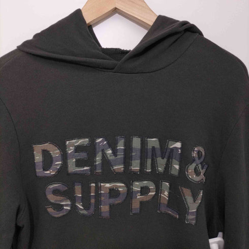 デニムアンドサプライ ラルフローレン DENIM & SUPPLY RALPH LAUREN ロゴ刺繍 プルオーバーパーカー メンズ import:S