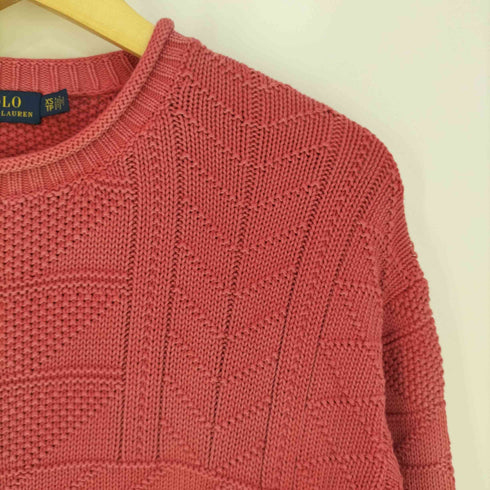 ポロラルフローレン POLO RALPH LAUREN ロールネック ケーブルコットンニット レディース import:XS