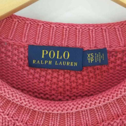 ポロラルフローレン POLO RALPH LAUREN ロールネック ケーブルコットンニット レディース import:XS