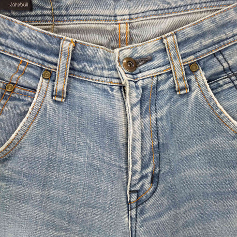ジョンブル Johnbull ウォッシュドストレートデニムパンツ メンズ JPN:M