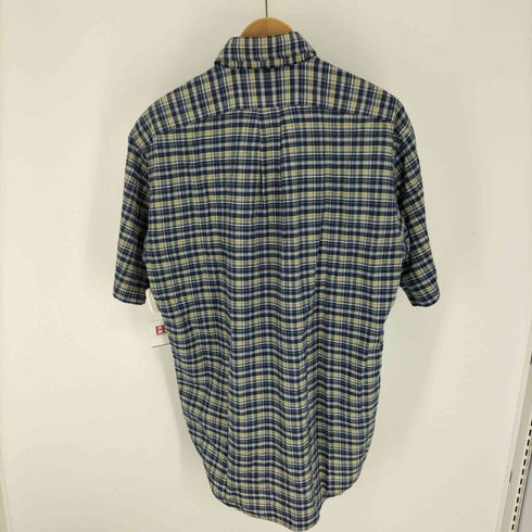 ラルフローレン RALPH LAUREN 90s BLAIRE ポニー刺繍 BD S/S チェック柄 シャツ メンズ import:S