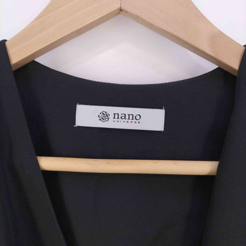ナノユニバース nano universe ウエストリボン ノースリーブワンピース レディース JPN:36