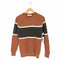 ユナイテッドアローズグリーンレーベルリラクシング UNITED ARROWS green label relaxing バイカラーライン ウールアクリル クルーネックニット メンズ JPN:S