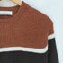 ユナイテッドアローズグリーンレーベルリラクシング UNITED ARROWS green label relaxing バイカラーライン ウールアクリル クルーネックニット メンズ JPN:S