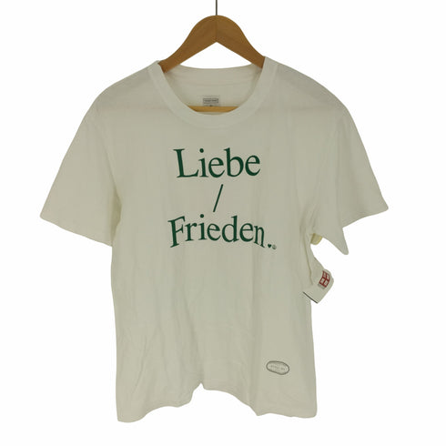 タンタン TANGTANG 23SS LOVE &PEACE ロゴTシャツ Liebe Frieden レディース JPN:M