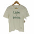 タンタン TANGTANG 23SS LOVE &PEACE ロゴTシャツ Liebe Frieden レディース JPN:M
